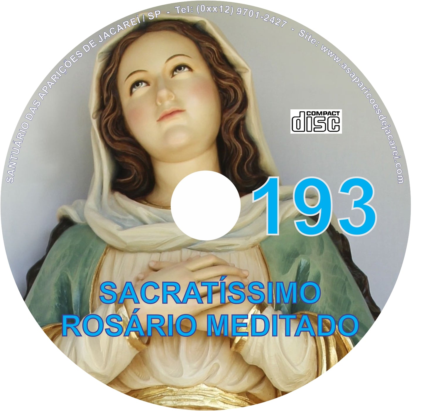 Cd Rosário Meditado 193 Cd Rosário Meditado 193